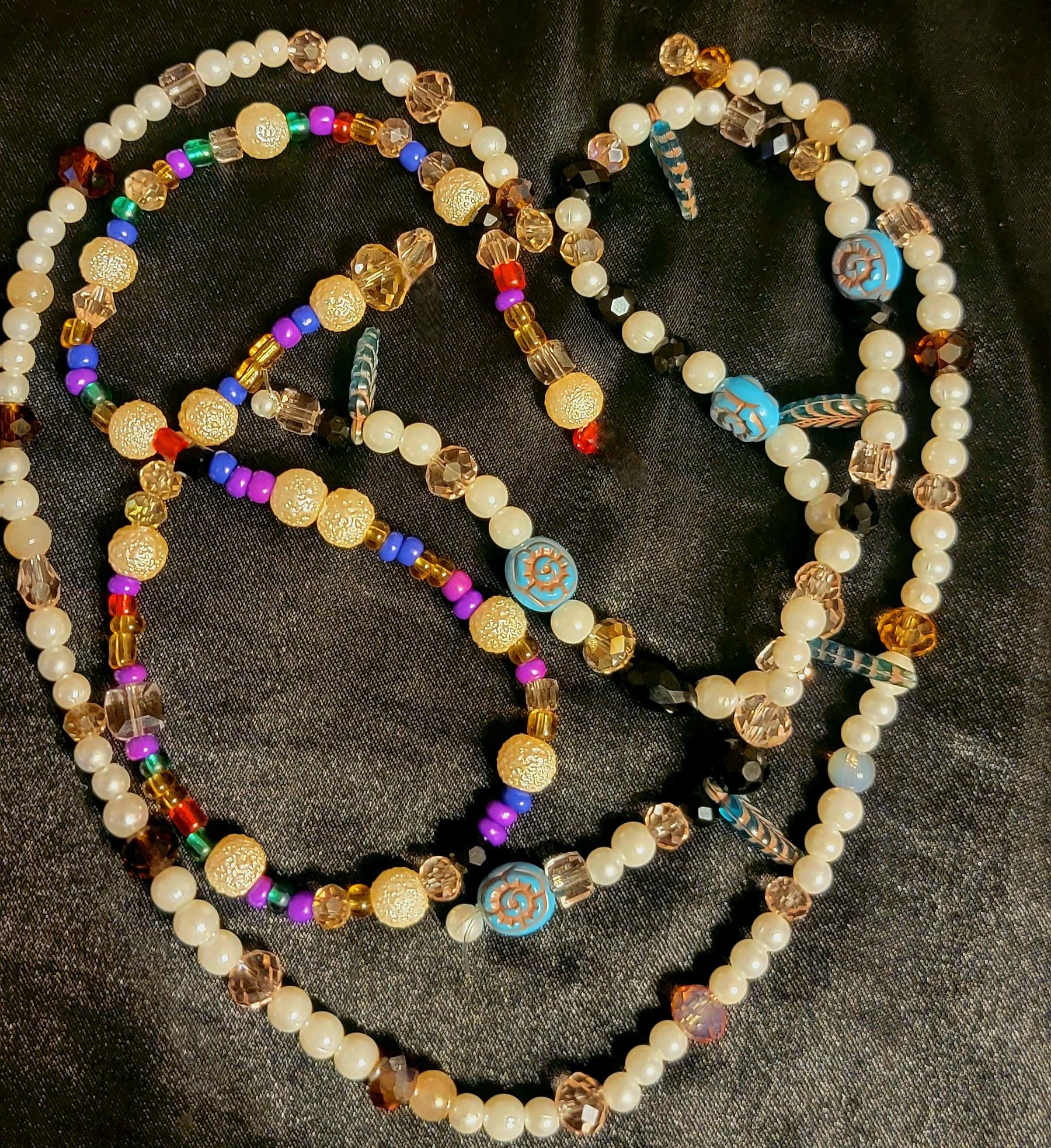 Waist Beads - Pearl Trio *Bundle Beads*