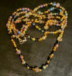 Waist Beads – Black Gold Crystal Galaxy
