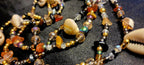 Waist Beads – Cowrie, Tiger Eye, Black Agate, Crystal Galaxy