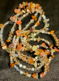 Waist Beads – Mixed Gemstones, Crystal, Clear