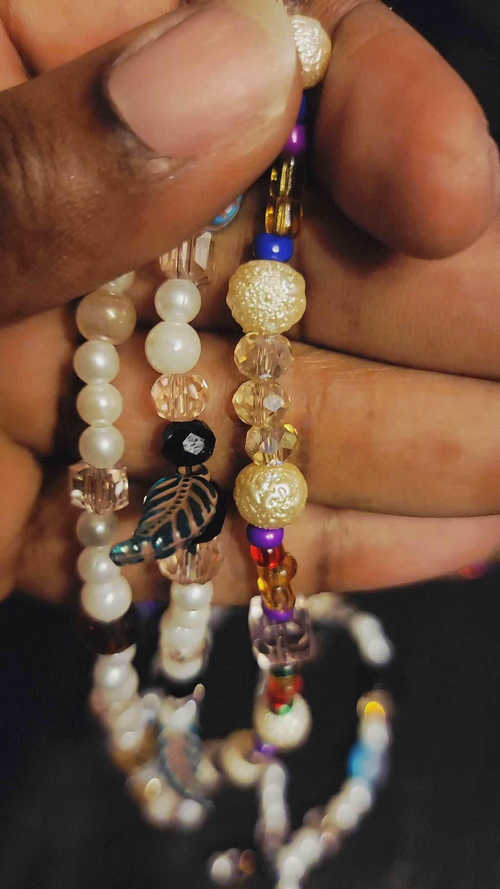 Waistbeads - Pearl Trio