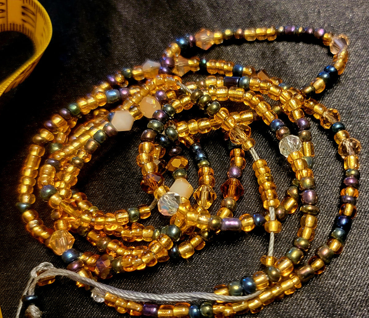 Waist Beads - Gold Universe