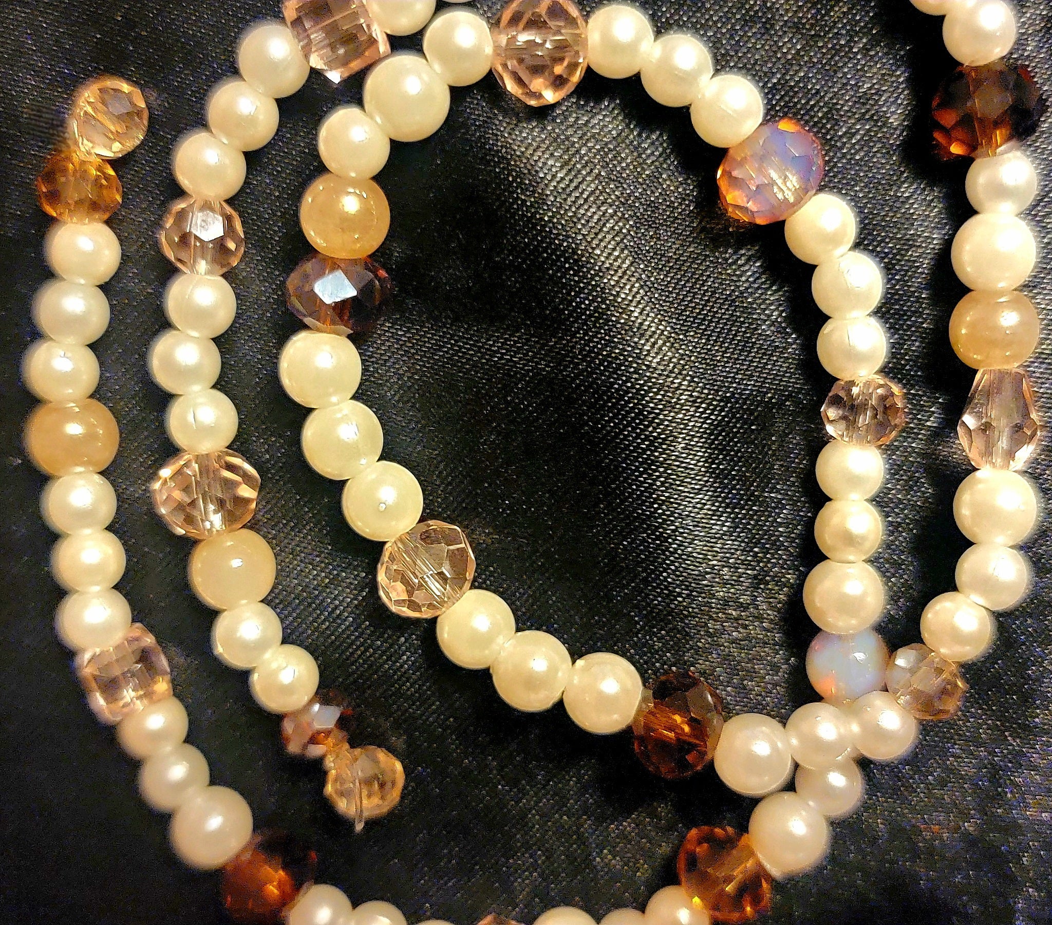 Waistbeads - Pearl Trio