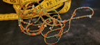 Waist Beads - Orange X Green Carnelian & Prehnite Hand Beaded