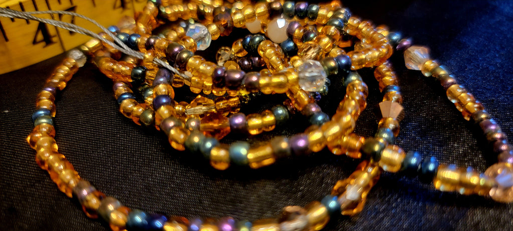 Waist Beads - Gold Universe