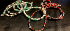 Waist Beads - Red & Green Duo