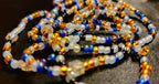 Waist Beads - Icy White, Blue, Gold, Crystal, & Black