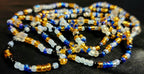 Waist Beads - Icy White, Blue, Gold, Crystal, & Black