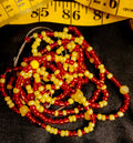 Red & Yellow Tie On Waist Beads