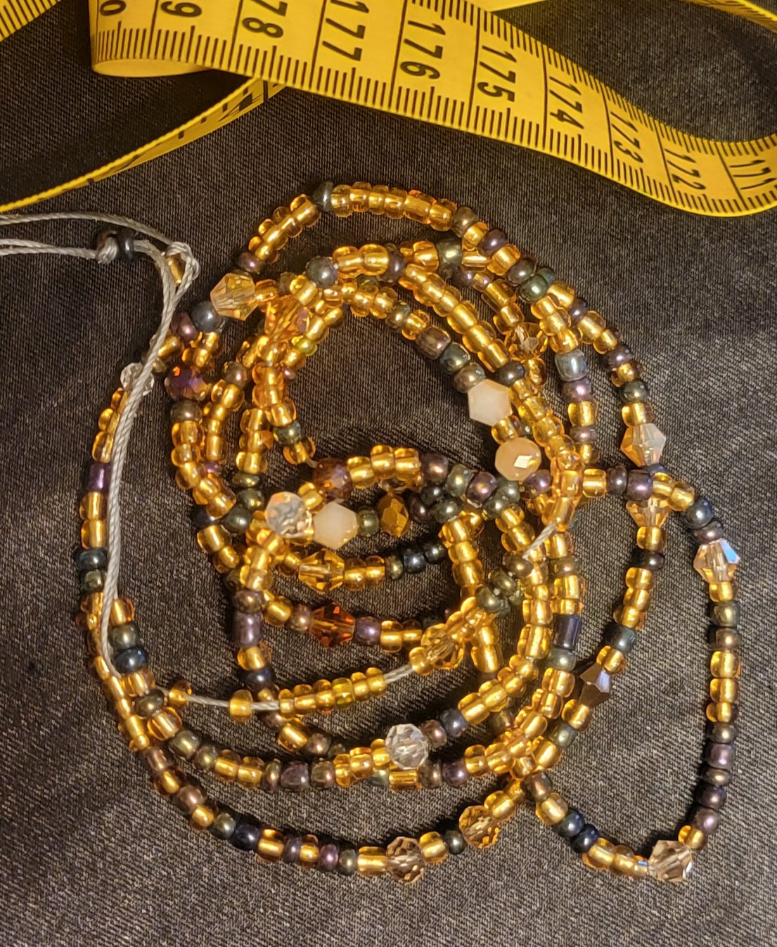 Waist Beads - Gold Universe