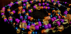 Waist Beads - Purple, Crystal, Rose Gold, & Black