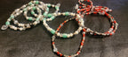 Waist Beads - Red & Green Duo