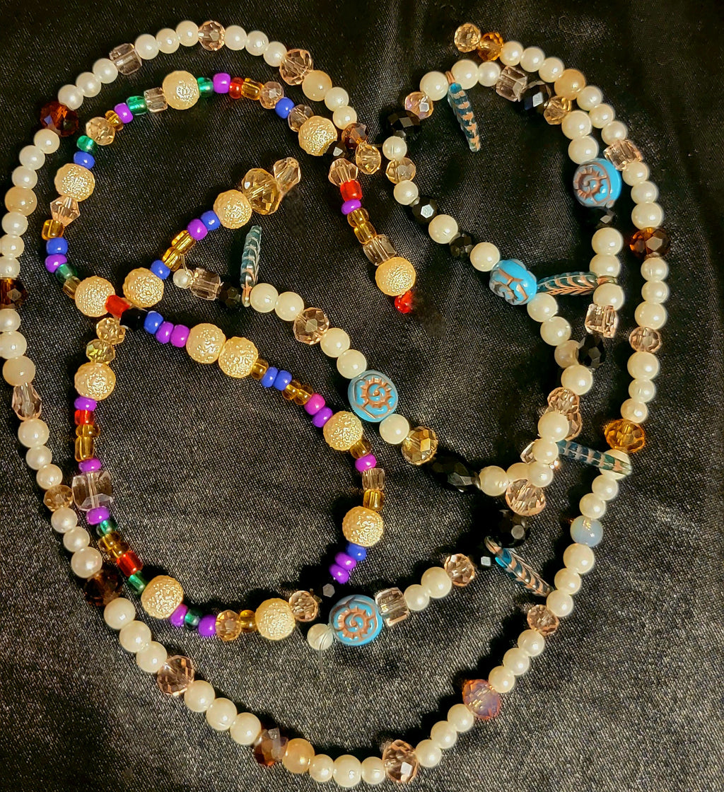 Waistbeads - Pearl Trio