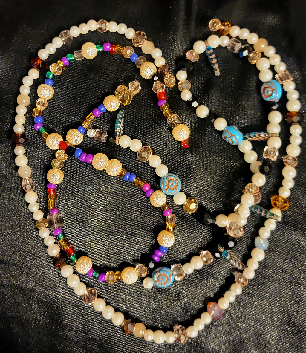 Waistbeads - Pearl Trio