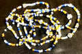 Waist Beads - Icy White, Blue, Gold, Crystal, & Black