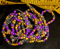 Purple & Gold Tie On